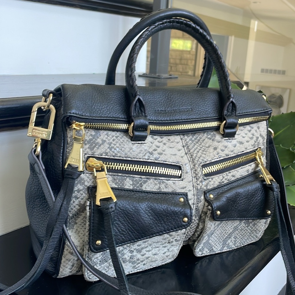 New Aimee Kestenberg, genuine leather crossbody shoulder handbag purse sachel